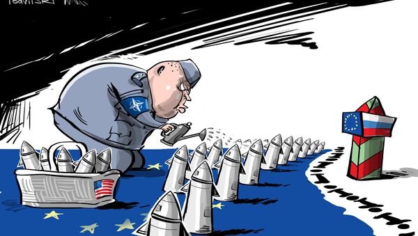 Plantações de mísseis dos EUA na Europa - Sputnik Brasil