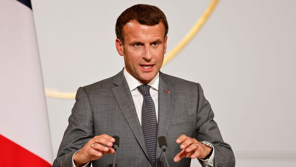 Presidente da França Emmanuel Macron, Paris, 19 de julho de 2021 - Sputnik Brasil