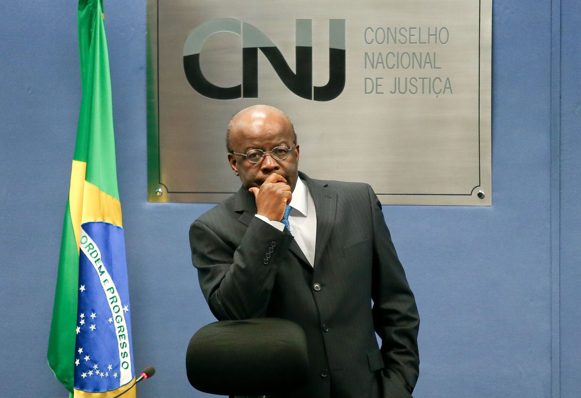  Ministro Joaquim Barbosa preside sessão do CNJ (Conselho Nacional de Justiça), Brasília, 3 de junho de 2014 - Sputnik Brasil, 1920, 07.01.2022