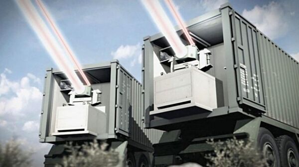 Sistema de armas a laser de baseamento terrestre para as forças militares israelenses, conforme planejado pela Lockheed Martin, dos EUA, e pela Rafael Advanced Defense Systems (RADS), de Israel - Sputnik Brasil