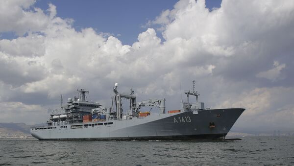 Navio de guerra alemão FGS Bonn. Foto de arquivo - Sputnik Brasil