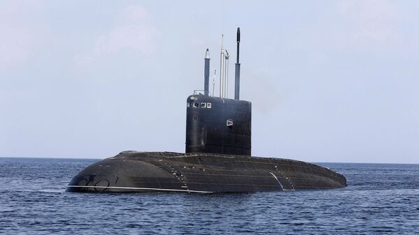 Submarino russo diesel-elétrico Magadan  - Sputnik Brasil