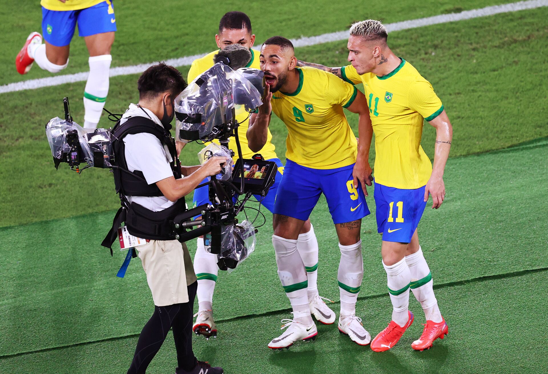 Tóquio 2020: Brasil vence Espanha no futebol masculino e é bicampeão olímpico (FOTOS) - Sputnik Brasil, 1920, 07.08.2021