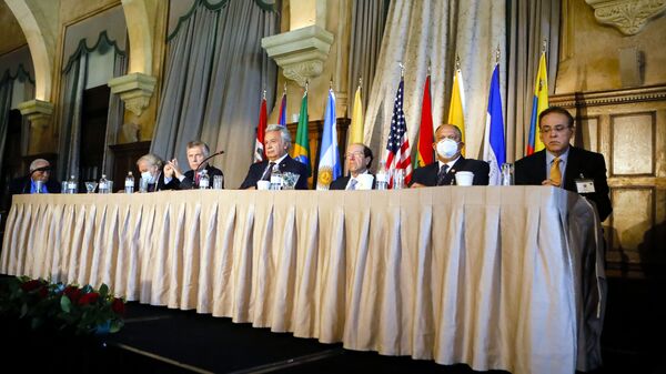 Forum da Organização dos Estados Americanos (OEA), Flórida, EUA, 5 de maio de 2021 - Sputnik Brasil