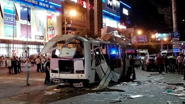 Explosão em ônibus na Rússia - Sputnik Brasil