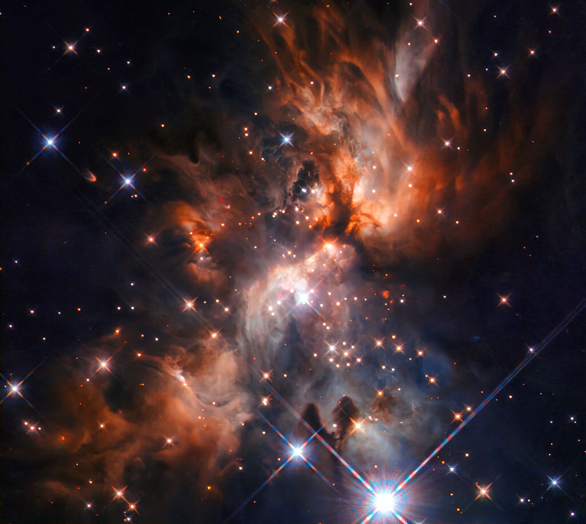 'Berçário de estrelas' é registrado pelo telescópio Hubble na constelação de Gêmeos (FOTO) - Sputnik Brasil, 1920, 14.08.2021