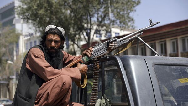 Militante do Talibã em Cabul, Afeganistão, 16 de agosto de 2021 - Sputnik Brasil
