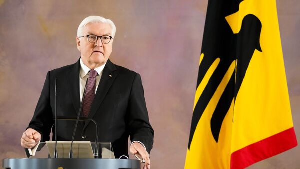 Presidente alemão, Frank-Walter Steinmeier discursa em Berlim, Alemanha - Sputnik Brasil