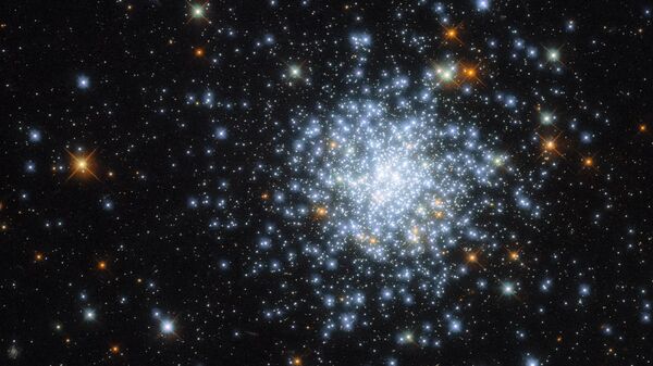 Imagem de aglomerado aberto NGC 2164 capturada pelo Telescópio Espacial Hubble - Sputnik Brasil