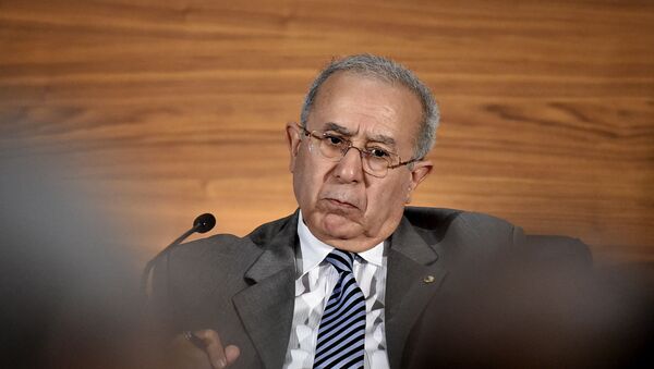 Ministro das Relações Exteriores argelino Ramdane Lamamra. Foto de arquivo - Sputnik Brasil
