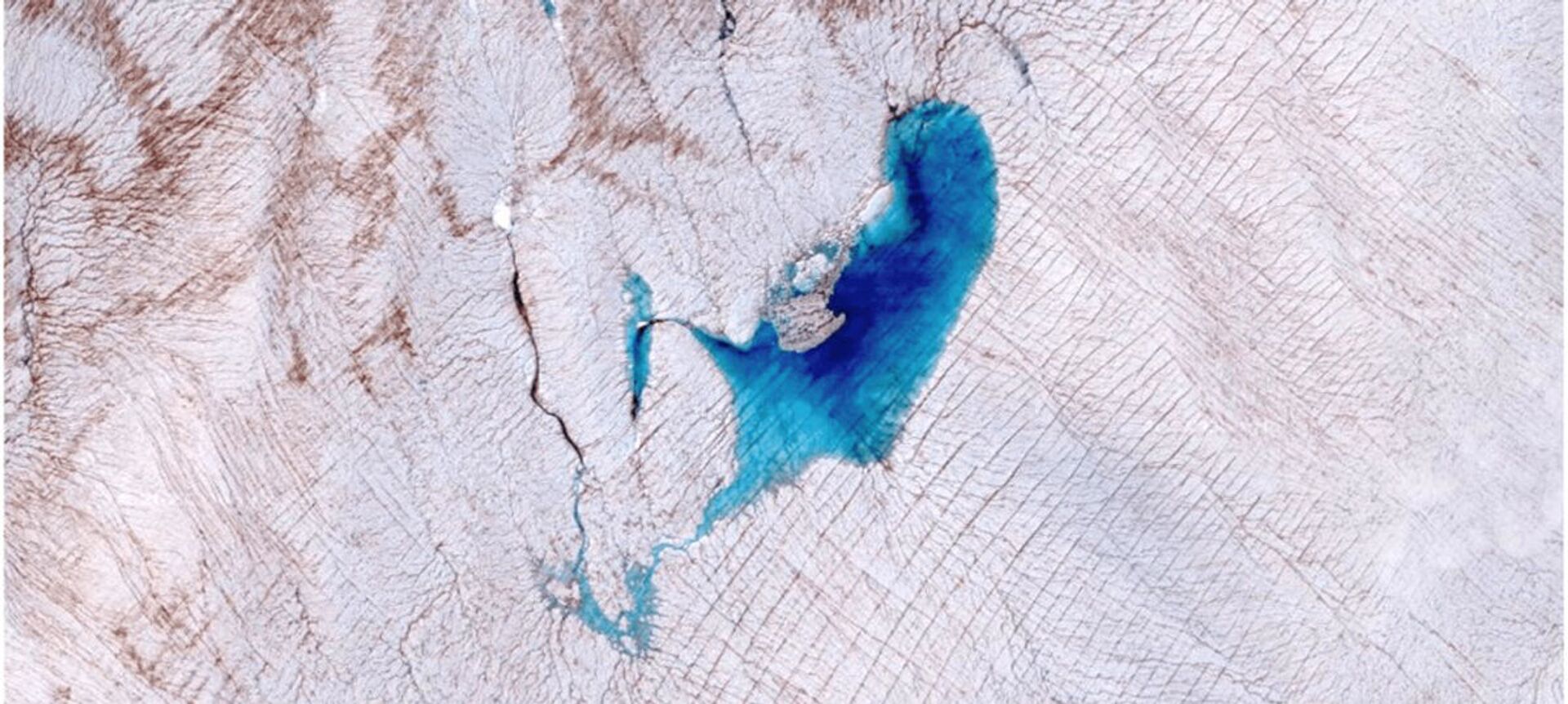 Lagos subglaciais em movimento afetam a camada de gelo na Groenlândia - Sputnik Brasil, 1920, 30.08.2021