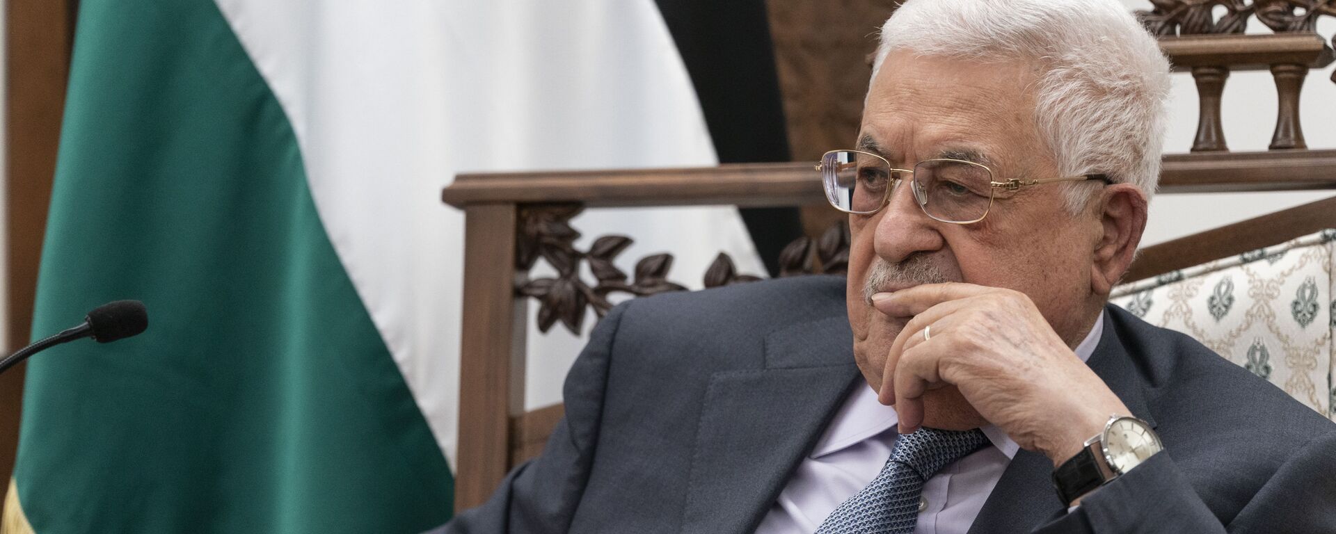 Mahmoud Abbas, presidente palestino, em Ramallah. Cisjordânia, 25 de maio de 2021 - Sputnik Brasil, 1920, 29.09.2022