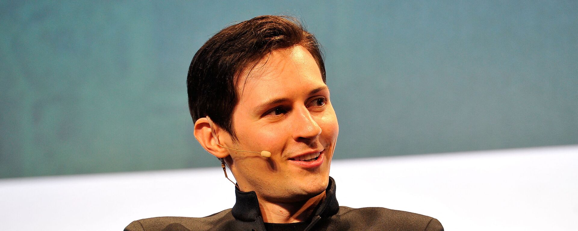 Pavel Durov, CEO do Telegram, fala no palco do TechCrunch Disrupt, em San Francisco, nos EUA, em 20 de setembro de 2015 (foto de arquivo) - Sputnik Brasil, 1920, 10.08.2022
