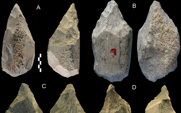 Ferramentas de 400 mil anos produzidas por espécie desconhecida de seres humanos e encontradas em Castel di Guido, na Itália. - Sputnik Brasil