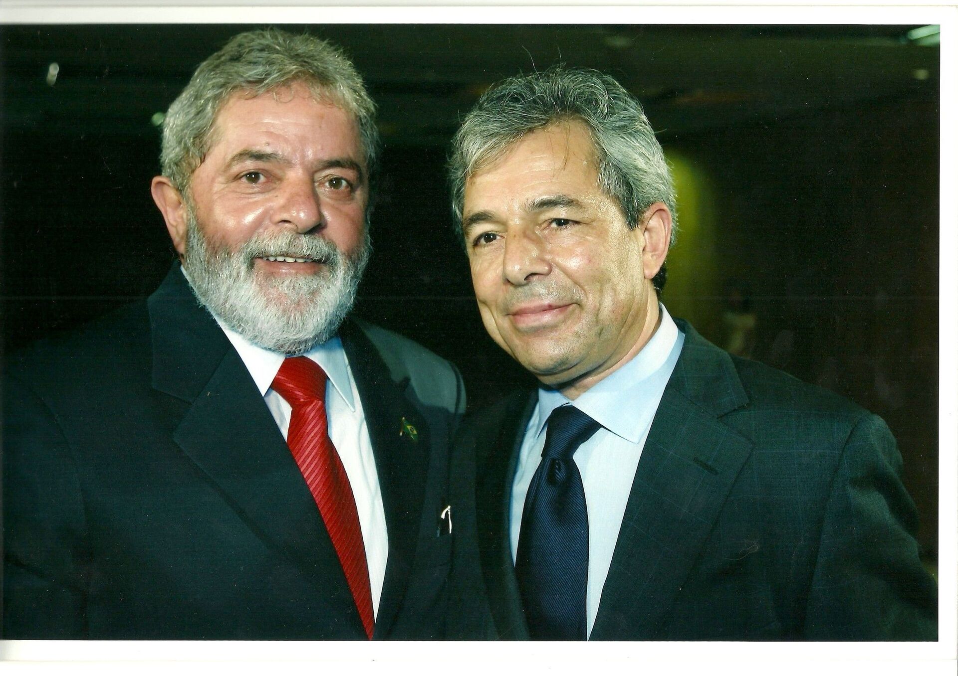 Carlos Fino com o ex-presidente Lula - Sputnik Brasil, 1920, 09.11.2021