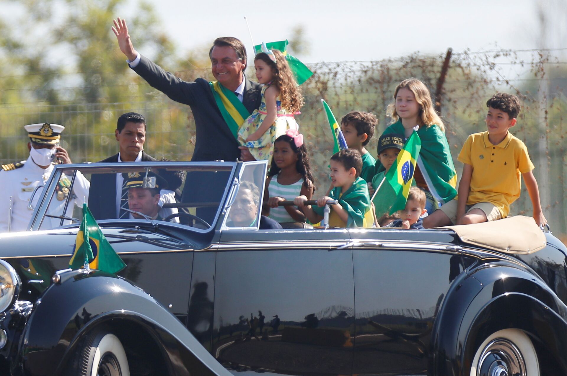 Presidente Jair Bolsonaro durante cerimônia dedicada ao Dia da Independência do Brasil, 7 de setembro de 2021 - Sputnik Brasil, 1920, 09.11.2021