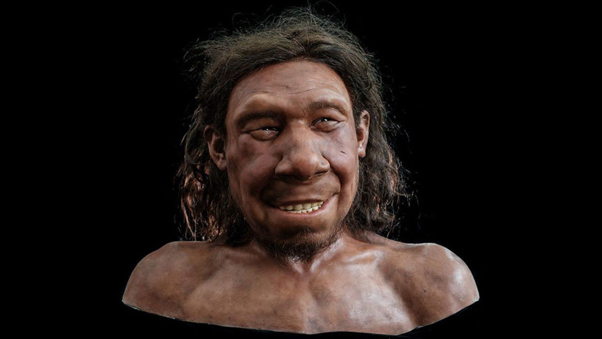 Krijn, o neandertal sorridente cujos restos fossilizados do crânio permitiram sua reconstrução - Sputnik Brasil, 1920, 09.11.2021