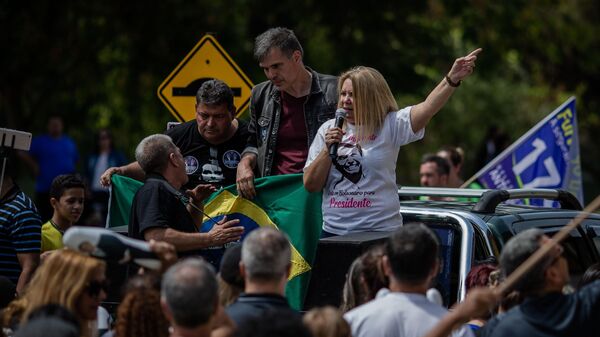 Ex-mulher do atual presidente do Brasil, Jair Bolsonaro, Ana Cristina Valle (foto de arquivo) - Sputnik Brasil