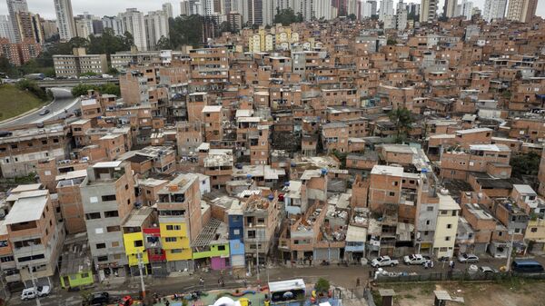 A favela de Paraisopolis, em São Paulo, é uma das maiores favelas do Brasil, e recentemente comemorou 100 anos de vida, em 16 de setembro de 2021 - Sputnik Brasil