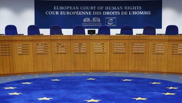 Interior do Tribunal Europeu de Direitos Humanos (TEDH) em Estrasburgo, França, 7 de fevereiro de 2019 - Sputnik Brasil