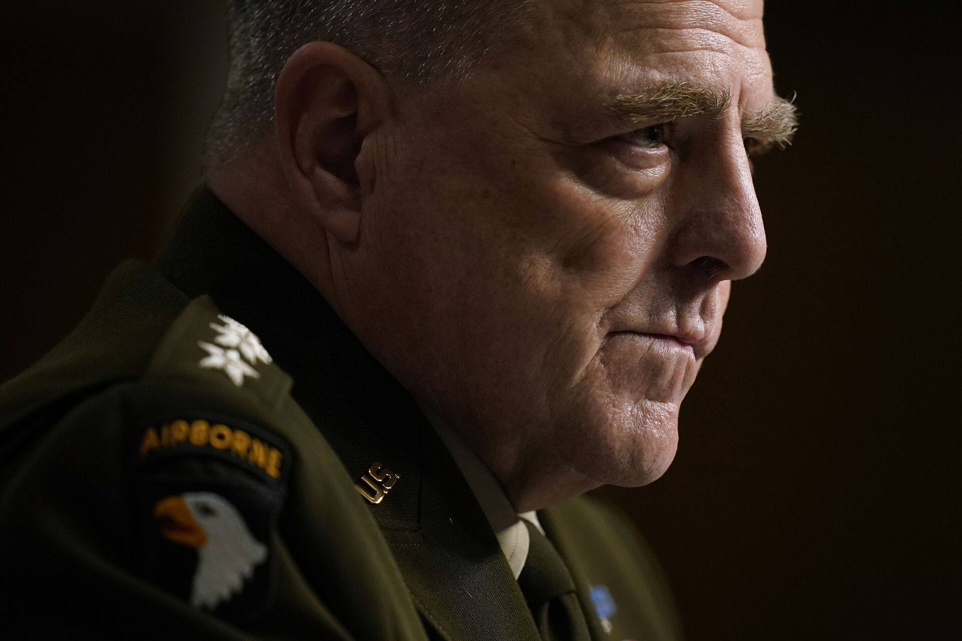 Chefe do Estado-Maior Conjunto dos EUA, general Mark Milley, durante depoimento no Senado americano sobre operações militares no Afeganistão, Washington, 28 de setembro de 2021 - Sputnik Brasil, 1920, 09.11.2021