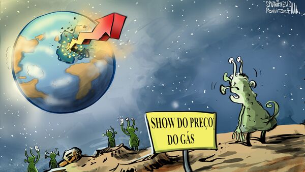 Preço do gás - Sputnik Brasil