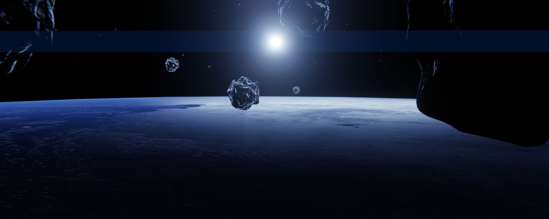 Asteroides caindo na Terra (imagem referencial) - Sputnik Brasil, 1920, 19.11.2022
