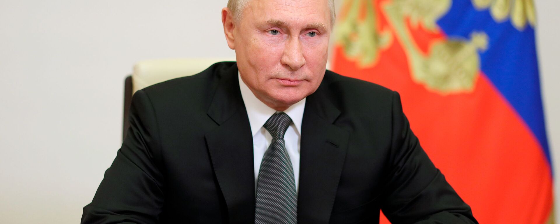 Presidente russo, Vladimir Putin, durante mensagem de vídeo aos participantes da sessão sobre a gestão florestal e questões agrárias da COP26, 2 de novembro de 2021 - Sputnik Brasil, 1920, 02.11.2021