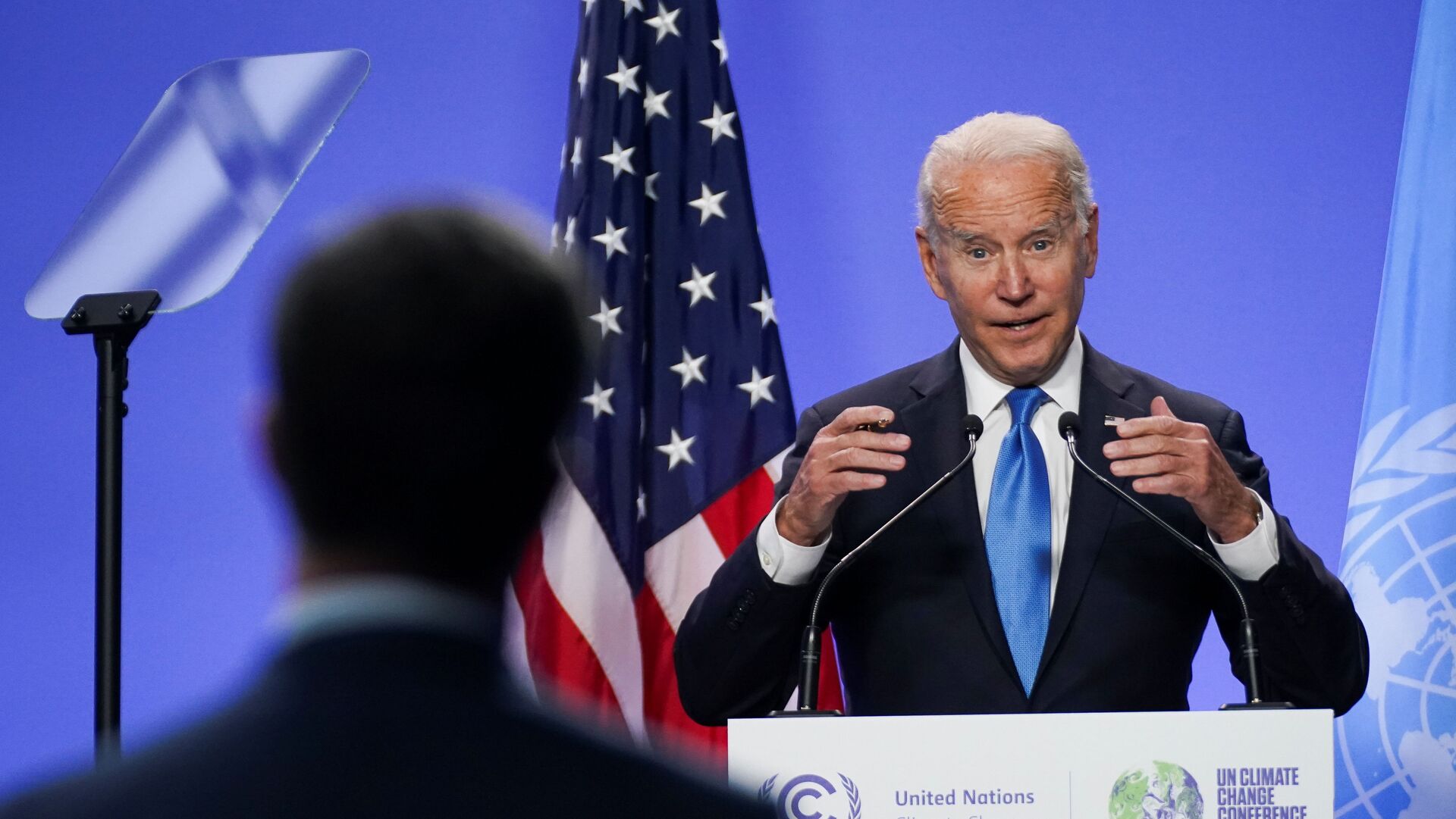 Biden responde a repórteres sobre China e Rússia na COP26, 2 de outubro de 2021 - Sputnik Brasil, 1920, 09.11.2021