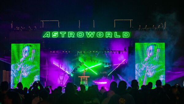 Travis Scott no festival Astroworld em Houston, Texas, Estados Unidos, 9 de novembro de 2019 - Sputnik Brasil