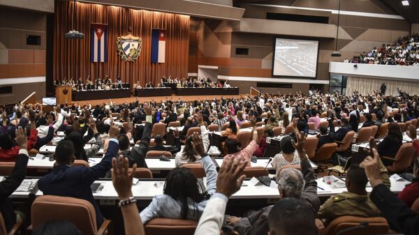 Sessão da Assembleia Nacional em Havana, Cuba (imagem referencial) - Sputnik Brasil