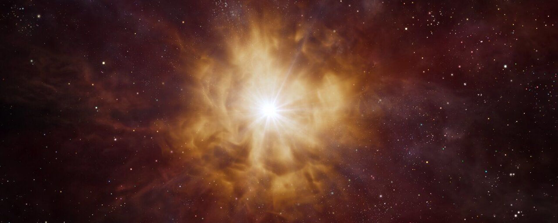 Representação artística mostra o núcleo brilhante de uma estrela Wolf–Rayet - Sputnik Brasil, 1920, 19.09.2022