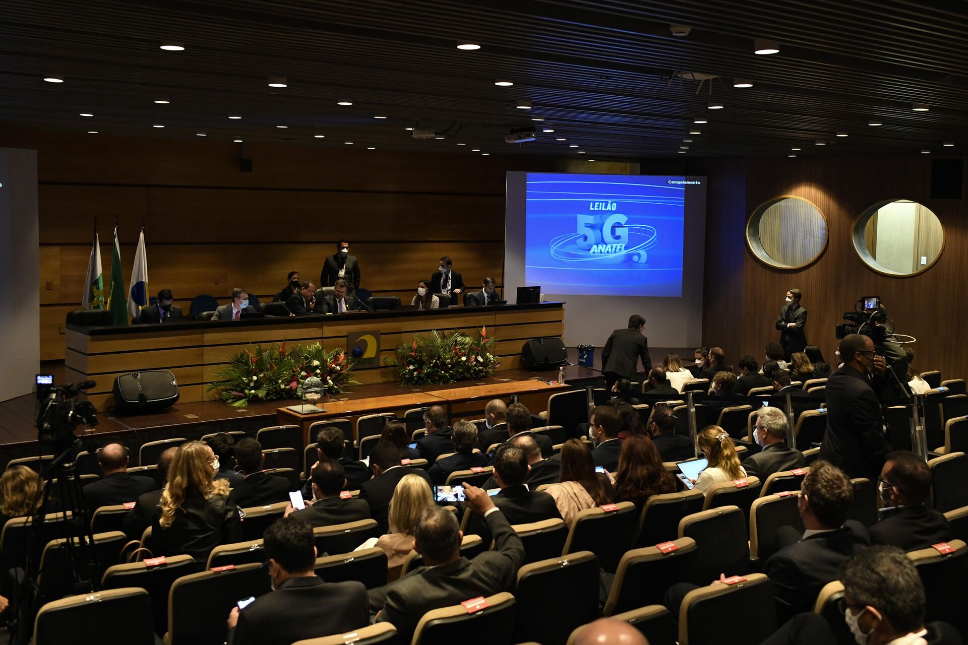 Leilão do 5G do Brasil realizado pela Anatel, Brasília, 4 de novembro de 2021 - Sputnik Brasil, 1920, 17.11.2021