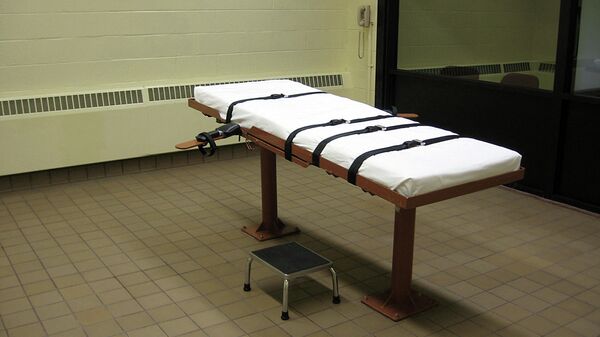 Sala de execução da casa da morte em Ohio - Sputnik Brasil