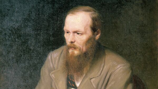 Reprodução do quadro “Retrato de Dostoiévski”, 1857, de Vasily Perov - Sputnik Brasil