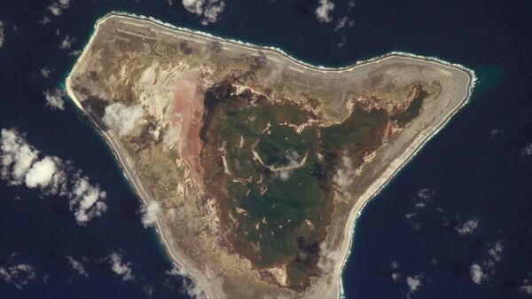 Foto da ilha de Malden que faz parte das ilhas pertencentes a Kiribati  - Sputnik Brasil