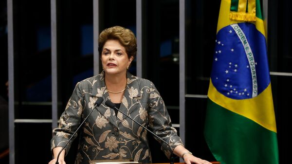 A ex-presidente Dilma Rousseff discursa na Câmara dos Deputados - Sputnik Brasil