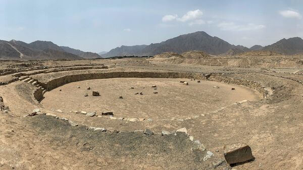 Panorama do complexo arqueológico de Caral em Supe, Peru, 13 de janeiro de 2021 - Sputnik Brasil