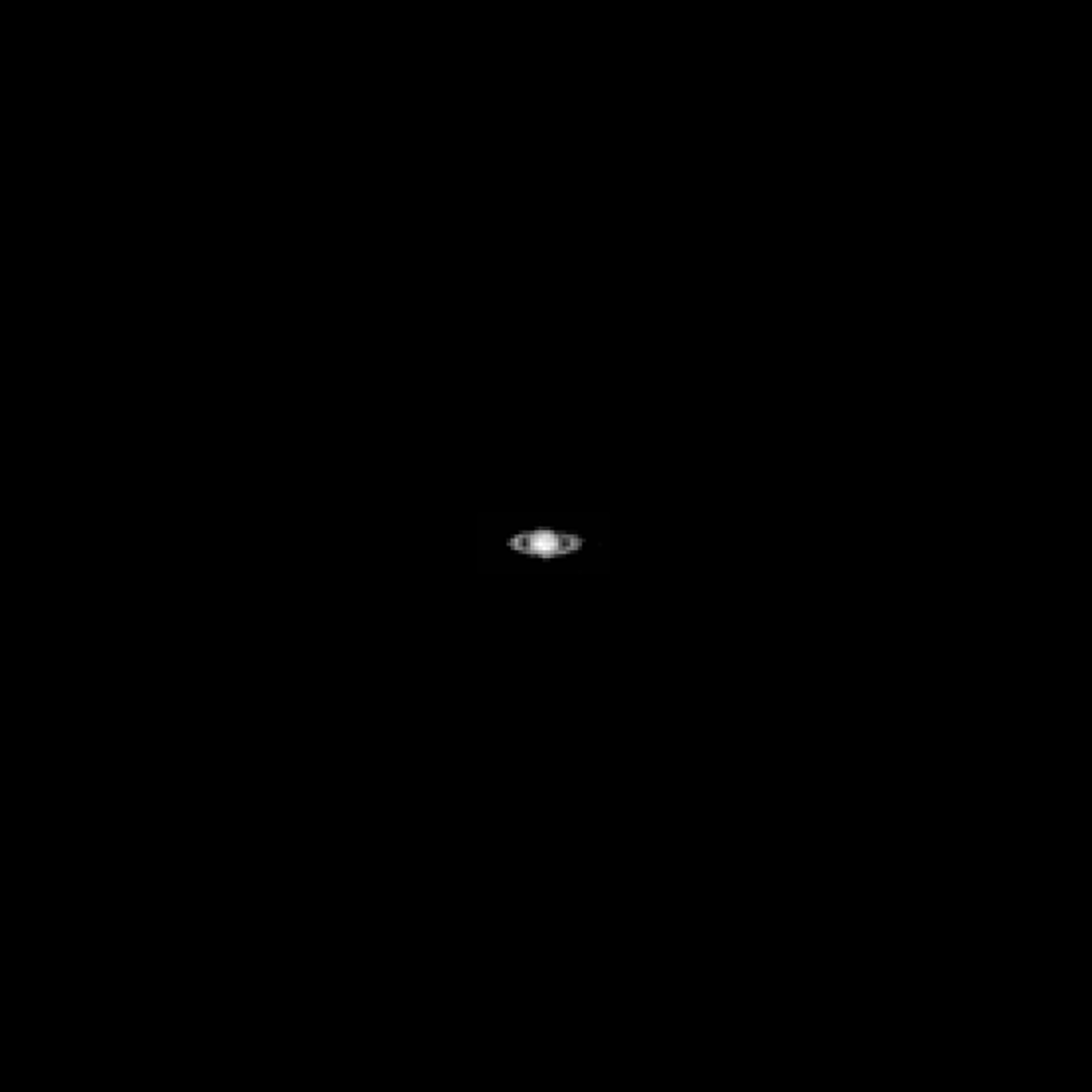Saturno visto a partir da Lua, foto aumentada 4 vezes - Sputnik Brasil, 1920, 29.11.2021