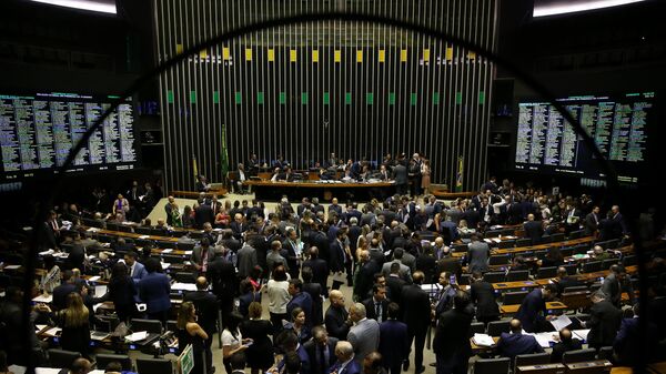 Plenário da Câmara dos Deputados, em Brasília - Sputnik Brasil