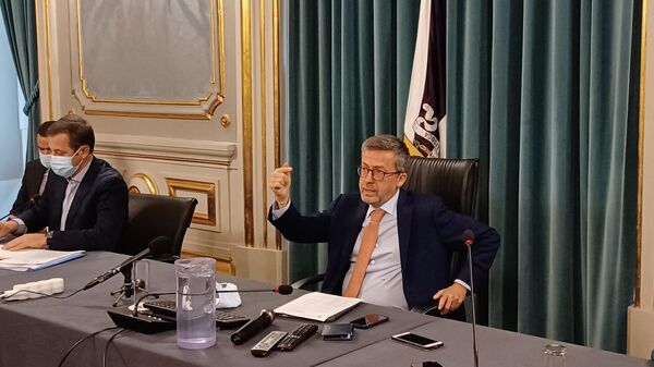 Carlos Moedas, novo prefeito de Lisboa, durante entrevista na Câmara Municipal, em 29 de novembro de 2021 - Sputnik Brasil