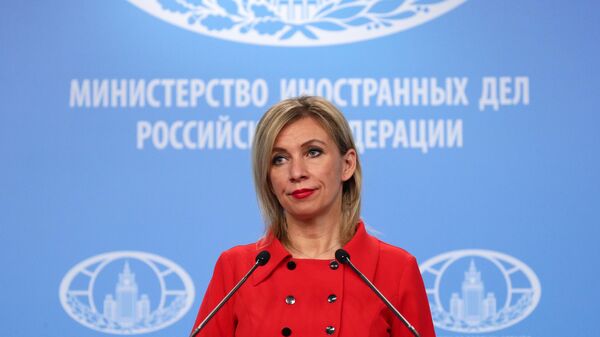 Maria Zakharova, representante oficial do Ministério das Relações Exteriores da Rússia - Sputnik Brasil