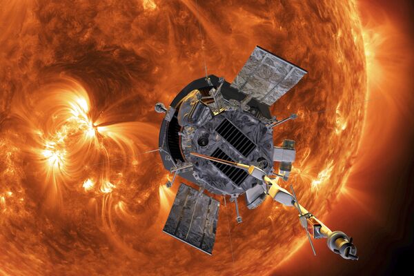 A sonda Parker Solar Probe voou através da atmosfera superior da nossa estrela e coletou amostras de partículas e campos magnéticos - Sputnik Brasil
