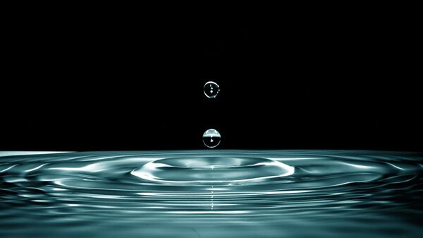 Gotícula de água (imagem referencial) - Sputnik Brasil