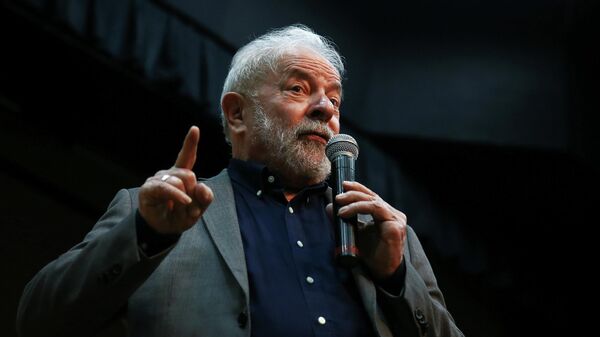 O ex-presidente Luiz Inácio Lula da Silva, em São Paulo, no Brasil, no dia 8 e dezembro de 2021 - Sputnik Brasil