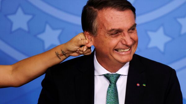 Президент Бразилии Жаир Болсонару - Sputnik Brasil