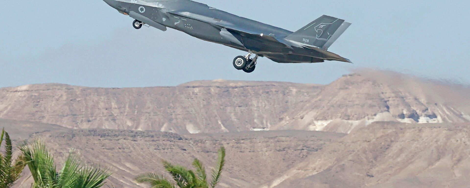 Caça F-35 israelense durante exercícios militares multinacionais Blue Flag na Base Aérea de Ovda, ao norte da cidade de Eilat, Israel, 24 de outubro de 2021 - Sputnik Brasil, 1920, 22.12.2021