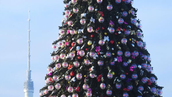 Árvore de Natal em Moscou, 28 de dezembro de 2021 - Sputnik Brasil