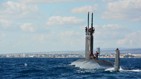 Submarino USS Albany (SSN 753) de classe Los Angeles (imagem referencial) - Sputnik Brasil
