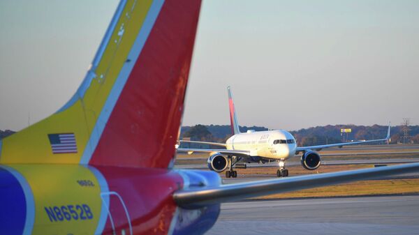 Aeronaves no Aeroporto Internacional Hartsfield-Jackson de Atlanta, EUA (imagem de referência) - Sputnik Brasil
